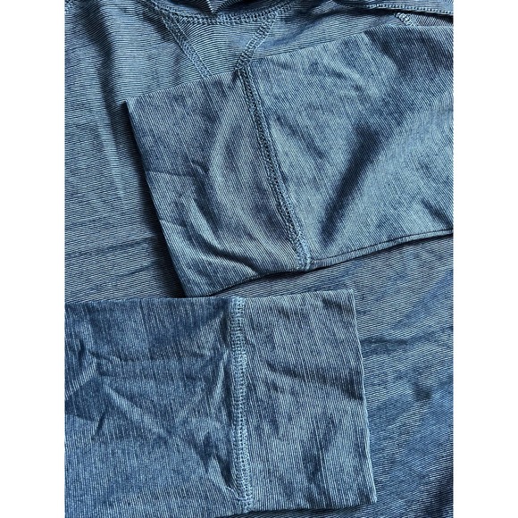 PUBLIC OPINION MENS PULLOVER NAVY/GREY FINELINE HOODIE SIZE S NWT - Picture 8 of 8